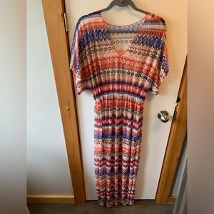 Floor length sheet beach coverup